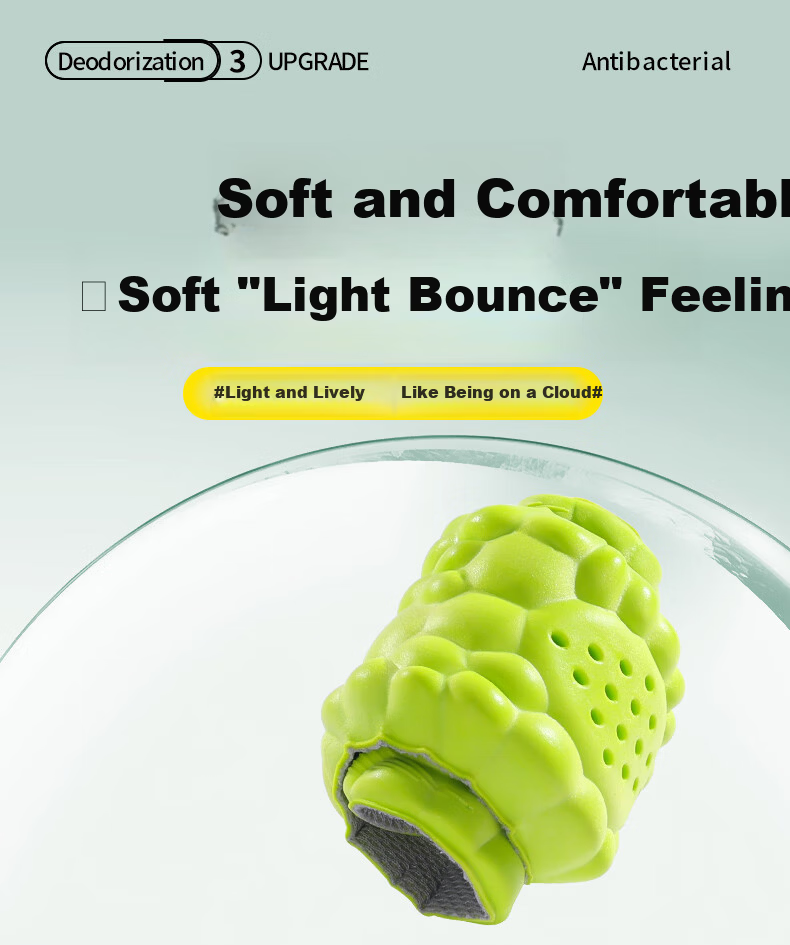 Bonny Family Men's Sports Insoles Soft Elastic Long-Standing Comfort Ultra Soft Shock Absorption Cloud-Like Feel Military Training Sweat-Absorbing Breathable Odor-Resistant Summer Insoles 7