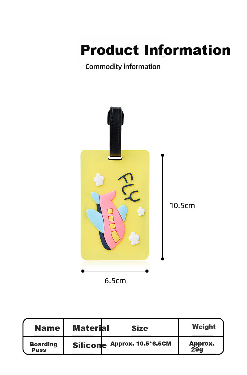 HANKE Complimentary Boarding Luggage Tag (Not for Sale, Sold Only with Purchase, Random Color, No Selection) 2