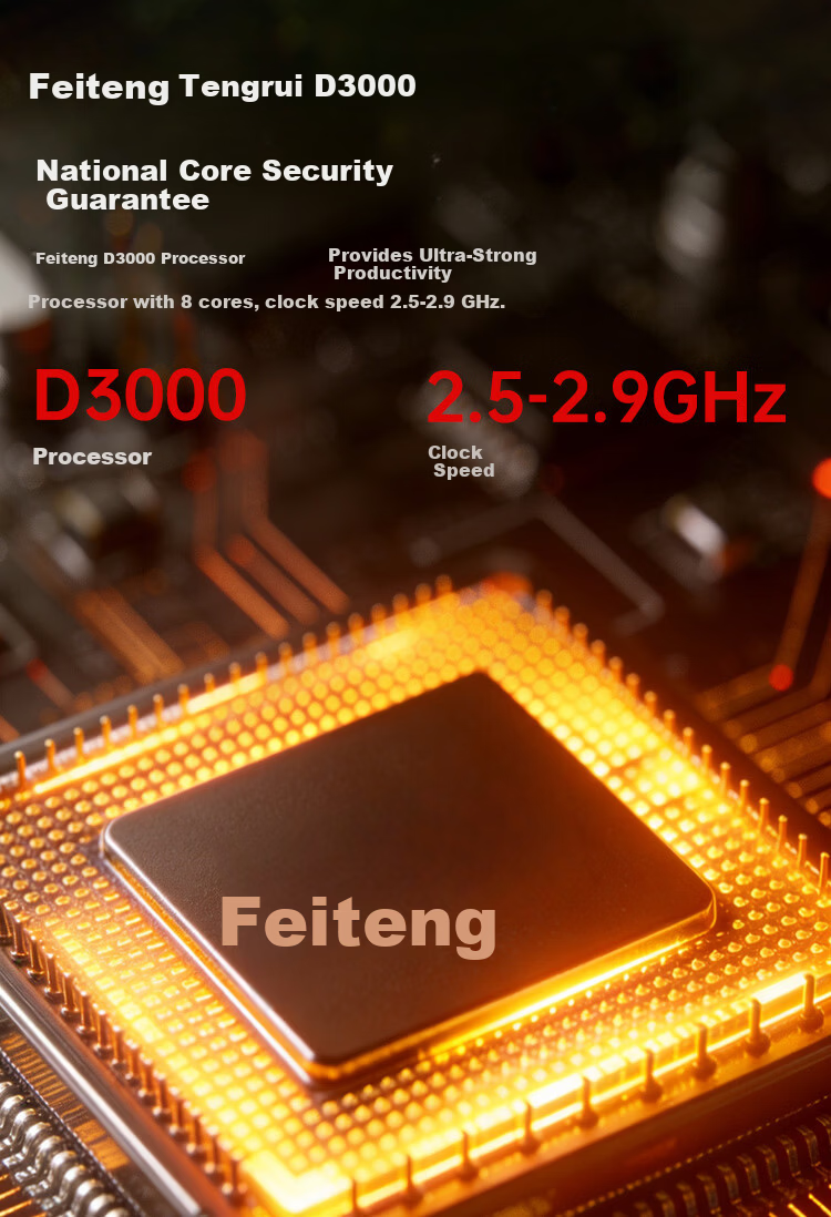 Lenovo Zongwei CF-X1 Carbon Domestic Xinchuang Laptop D3000M/16GB RAM/512GB/Integrated Graphics/2.8K/Kirin Trial 2