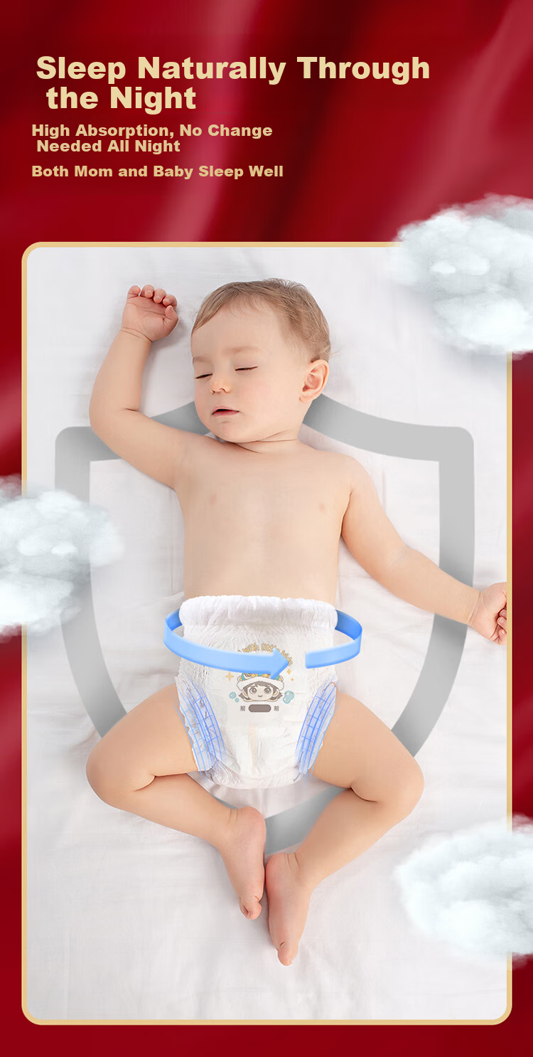 Cojin [Night Use Special] Royal Gaze Baby Pull-Up Pants XL Size 26 Pieces Ultra-Thin Breathable Summer Baby Diapers 7