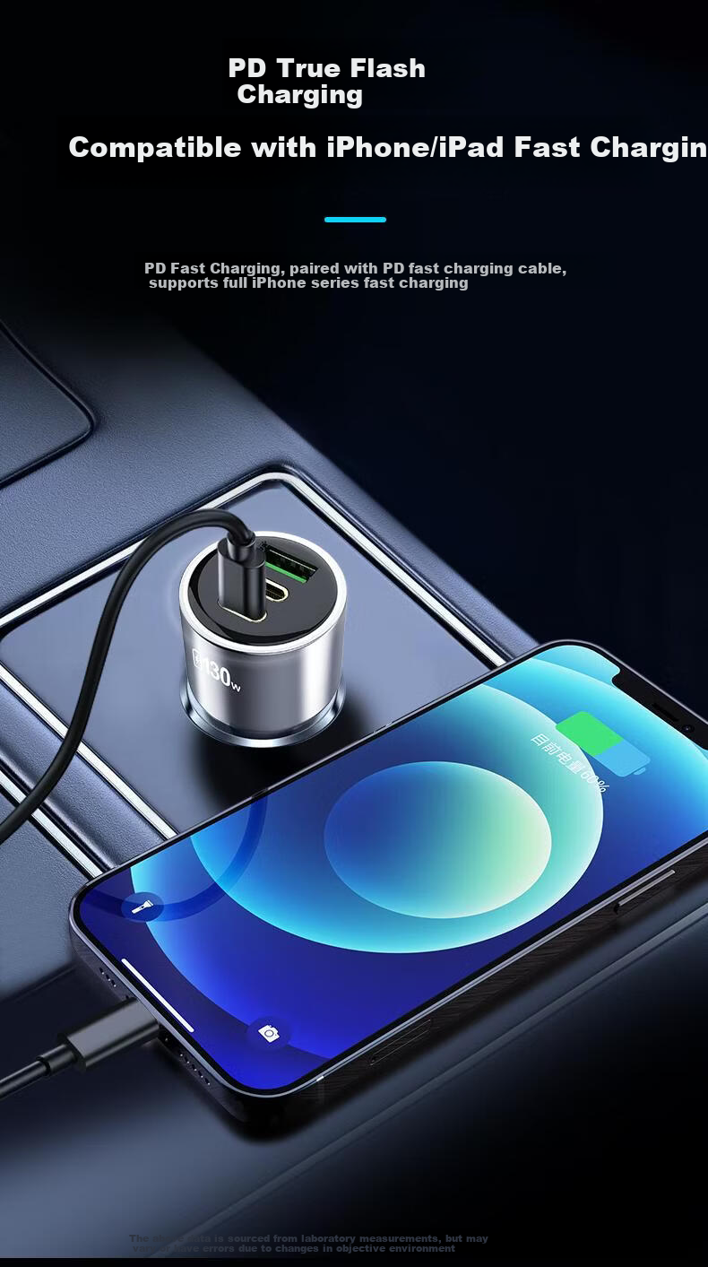 Newsmy Car Charger Apple AVS100W Super Fast Charging Car Charger Adapter for iPhone 17/16/15 Cigarette Lighter Charger Adapter 7