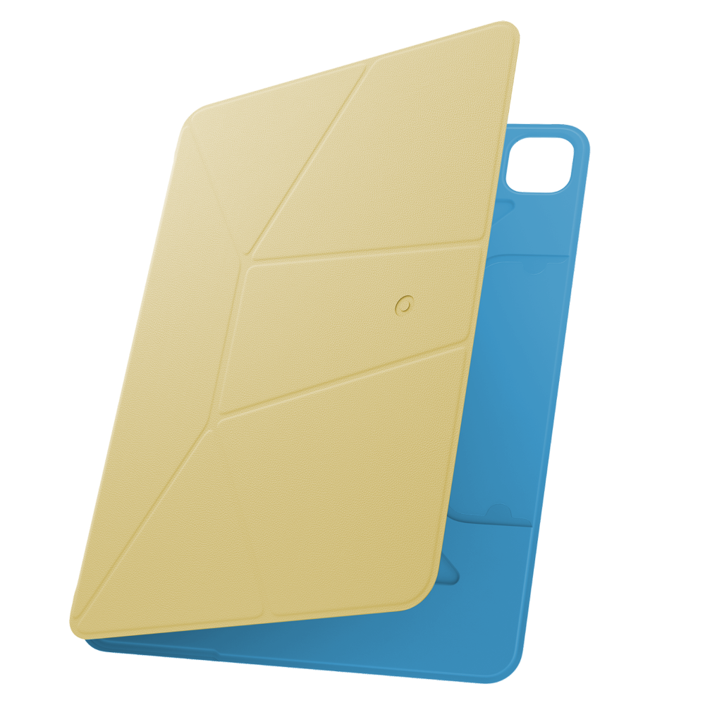 MOFT Magnetic Double-Sided Clip Protective Case for iPad Pro 11"/13" and iPad Air 11" - Pudding Yellow