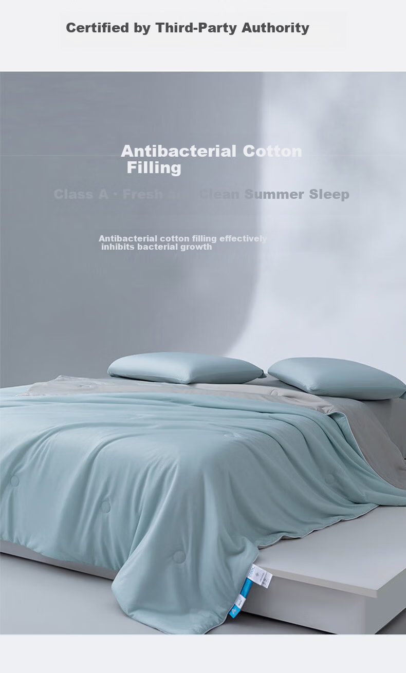 MUJI Class A Summer Quilt Machine Washable Thin Quilt Core Deep Sleep Temperature Control Cooling Air Conditioning Quilt Double 150*200cm 7