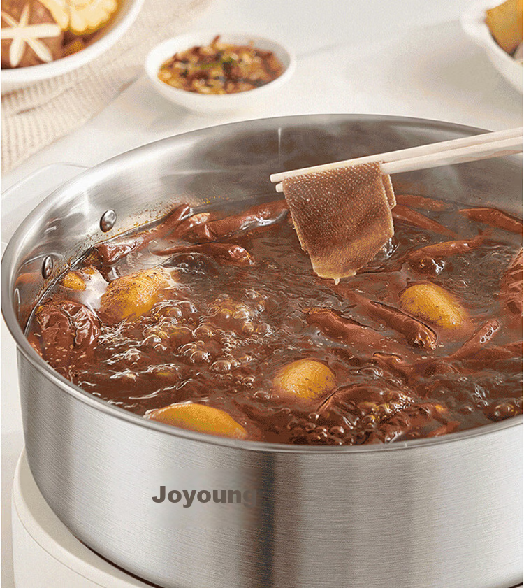 Joyoung 6L Multifunctional Electric Hot Pot 2200W High Power Non-Stick Detachable Stainless Steel Steamer HG60-GN64 10