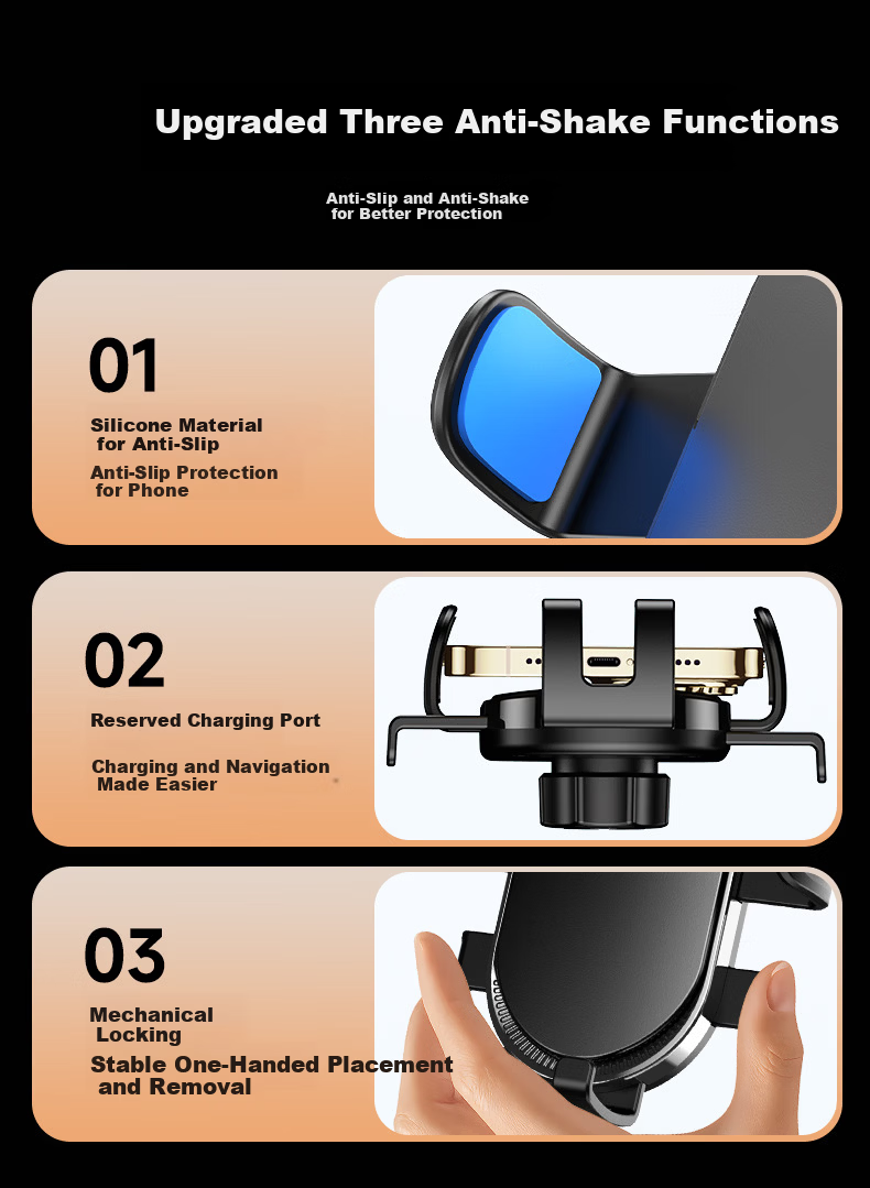 Howtreats Car Phone Holder 2026 New Model Air Vent Mount Navigation Support Bracket for Car Use 8