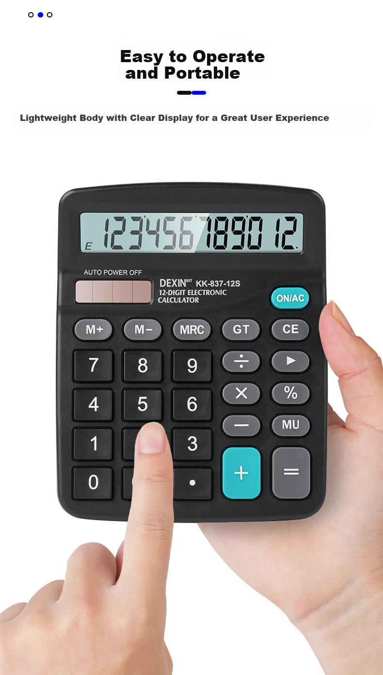 IchimaruKa Multifunctional Flexible Keyboard Calculator Office Advanced Financial Accounting Commercial University Student Cute Portable Children Student RZ831Pro Green 2