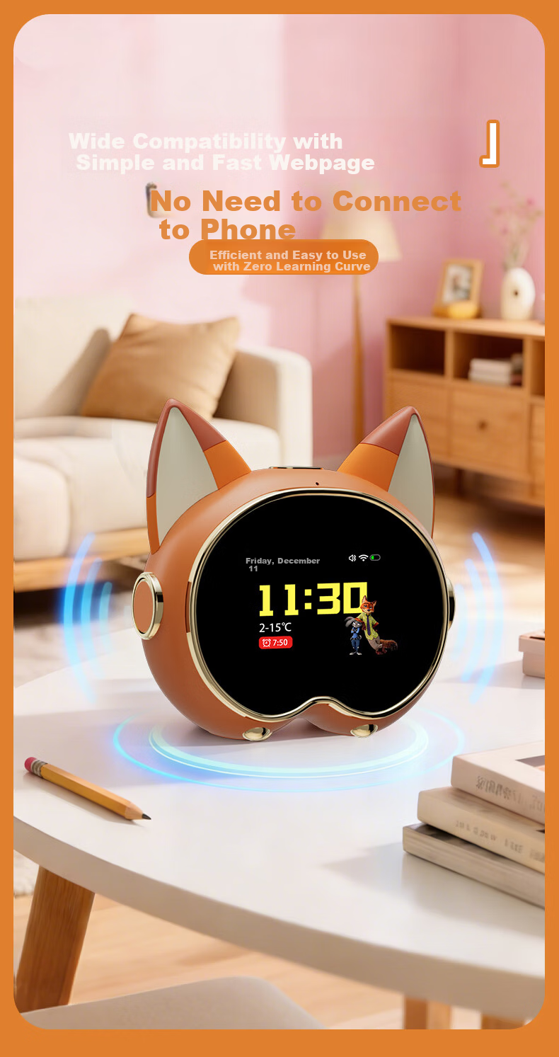 Disney Zootopia AI Time Treasure Robot Smart Alarm Clock Voice Interaction 61 Children's Day Birthday Gift 5