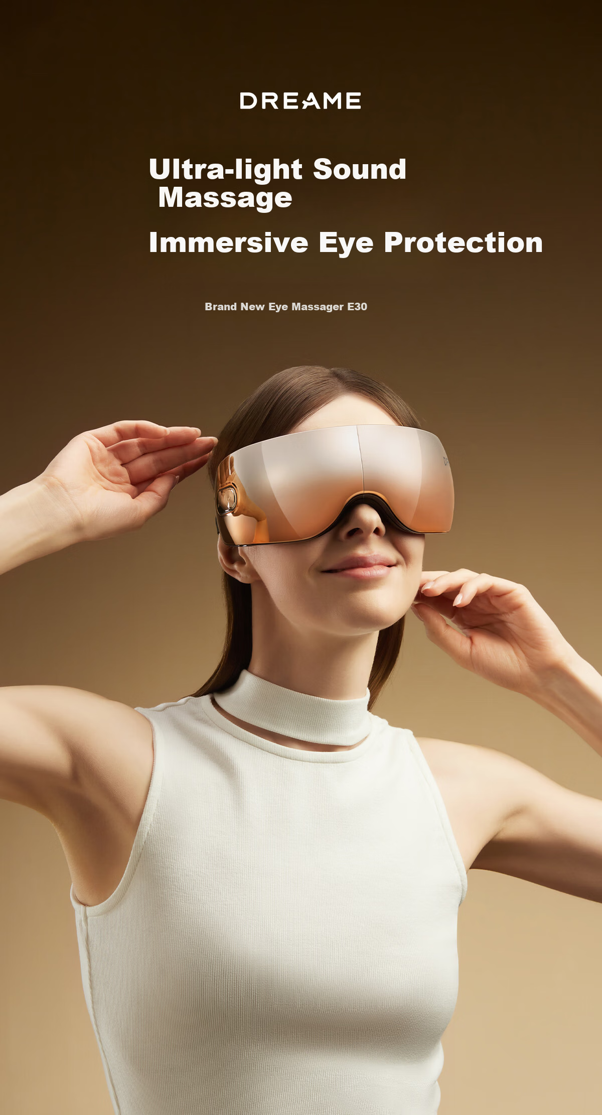 Dreame Smart Eye Massager Titanium Nitride Hot and Cold Compress Eye Care Device Liquid Silicone Vibration Steam Eye Mask E50Pro Practical Birthday Gift for Boyfriend and Girlfriend Children's Day Pre 2