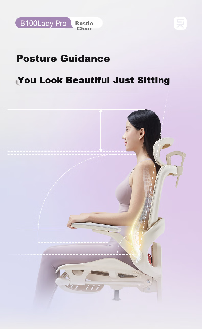 Sihoo B100 Lady Pro Ergonomic Chair Women's Office Computer Chair Long Sitting Ergonomic Seat 1