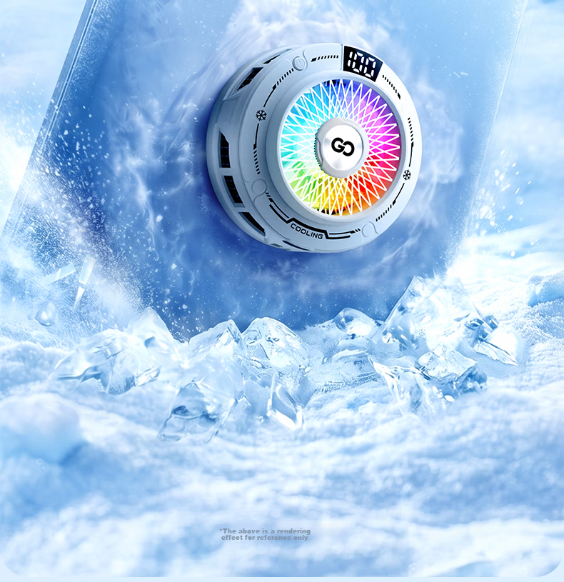 Zhiguozhe Wind-Suction 100-Level Magnetic Cooling Phone Cooler Ice-Making Semiconductor Cooling Clip for Gaming and Live Streaming Compatible with Apple 28