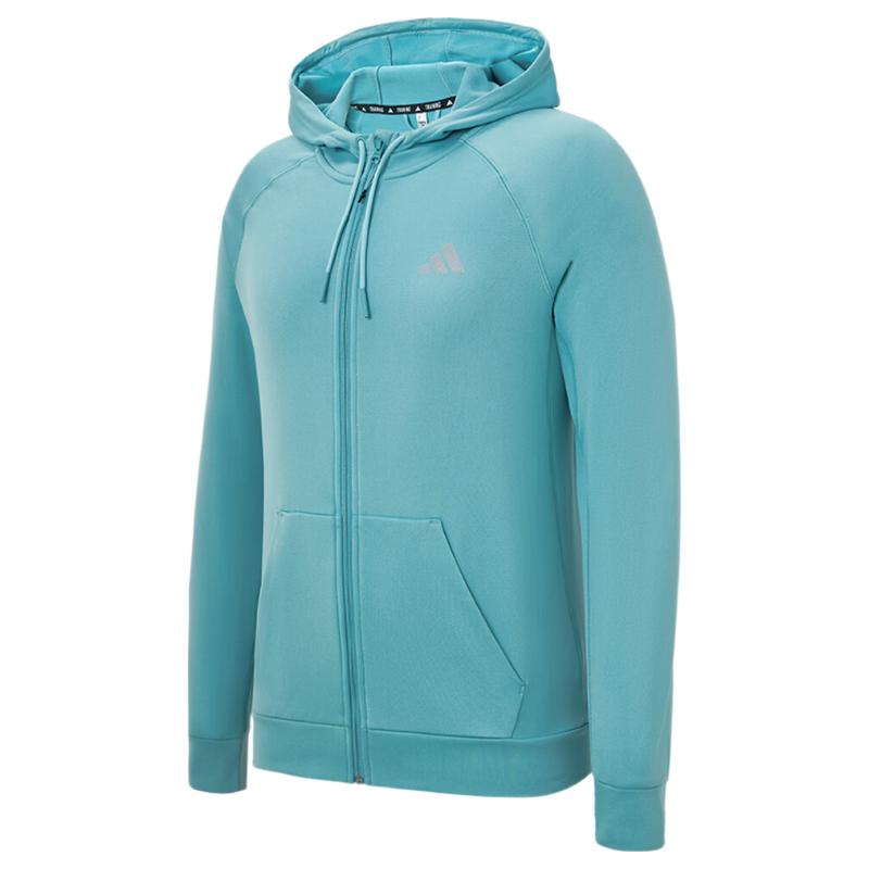 Adidas Men's Knitted Hoodie Jacket Casual Sportswear JE6660 Light Mint XL