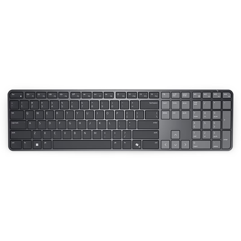 DELL Wireless Keyboard Bluetooth High-End Business Full-Size Peripheral Laptop Desktop MacOS External Silent Slim Keyboard KB726