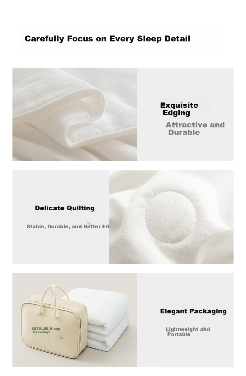 HuiShui 100% Cotton Antibacterial Mite-Resistant Soy Fiber Summer Thin Quilt Washable A-Class Pure Cotton Air Conditioning Quilt for Single and Double Beds 12