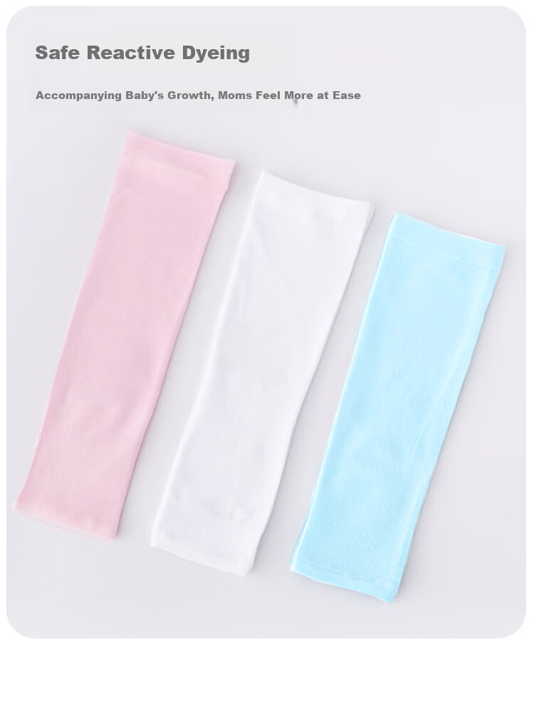 9i9 Kids UV Protection Cooling Ice Silk Arm Sleeves Baby Girls Boys Quick-Dry Sun Protection F12 Pink 12