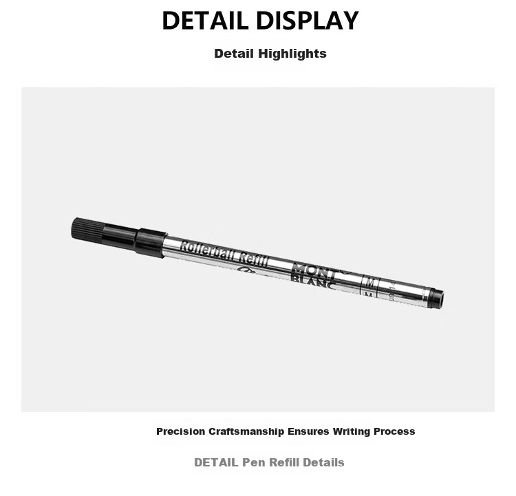 MONTBLANC Meisterstück 163 Signature Pen Refills 2-Pack M Nib 105158/128231 Gift 6