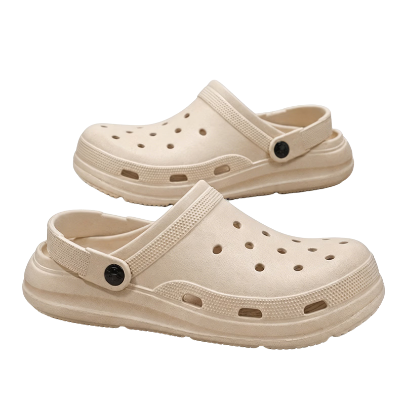 Limi Unisex Slip-On Outdoor Sandals Non-Slip Beach Shoes Off-White Size 38-39