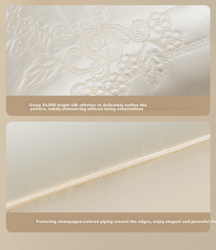 JD Jingzao Cloud Silk Mulberry Silk Pillow A-Class Antibacterial Soft Neck Support Adult Deep Sleep Pillow Core 48*74cm Single Pack 8