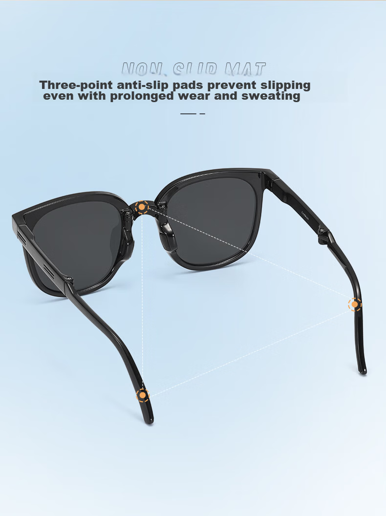 CAXMAN Foldable GM Sunglasses Unisex Nylon HD UV Protection Lightweight Fashion Eyewear 8