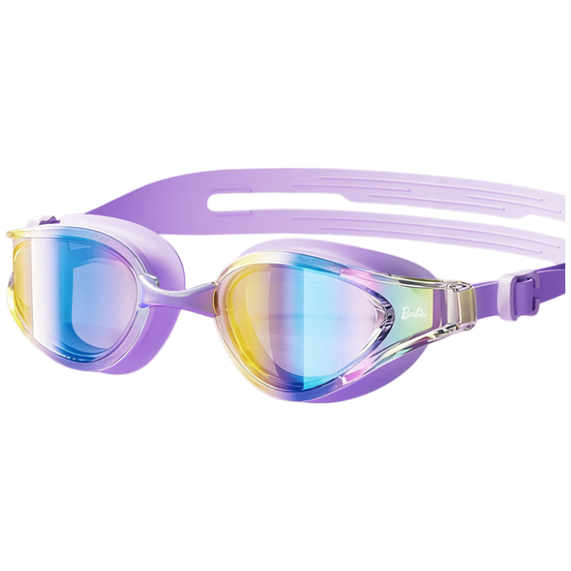 Barbie Adult Women's Professional HD Anti-Fog Anti-Glare Small Frame Swimming Goggles Training Gear