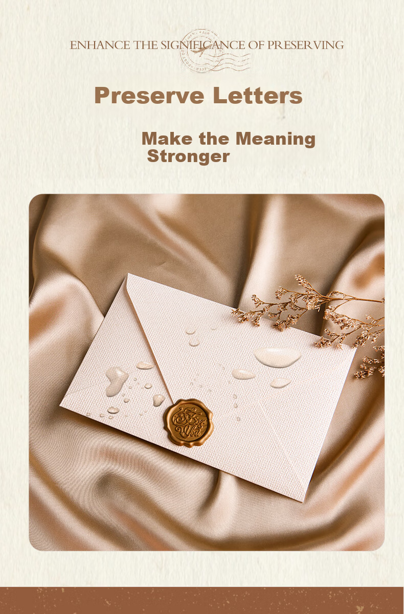 Dailuotang Linen Envelope Letter Paper Set Romantic Love Letter Stationery Greeting Cards Premium Letter Paper Postcards Wax Seal Qixi Valentine's Day Gift Confession Gift for Girlfriend Teacher's Day 7