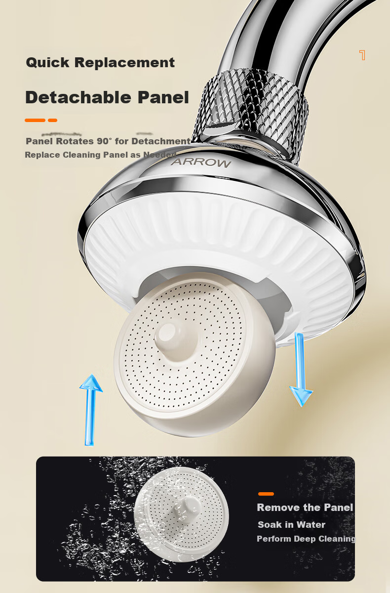 ARROW HT Small UFO Pressurized Splash-Proof Faucet Aerator Extender Dense Water Multi-Function 360° 11