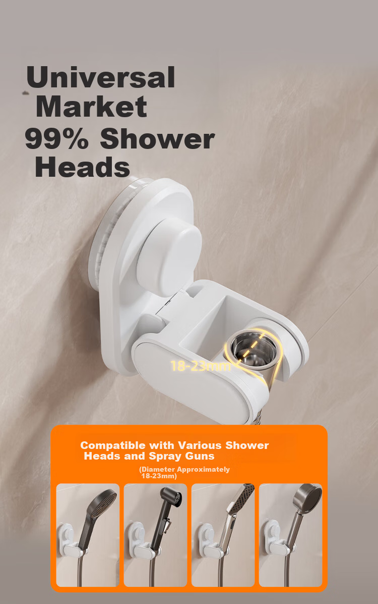 JD Jingzao Suction Cup Storage Rack No-Drill Hook Basket Bathroom Wall-Mounted Toilet Washbasin Organizer 10