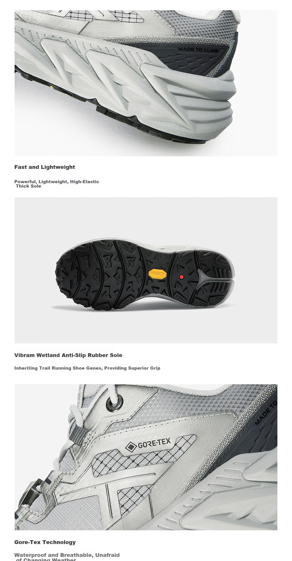KAILAS Kailas Mountain Trekking-2 Waterproof Hiking Shoes for Women V-Sole Non-Slip GTX Cushioned Low-Cut Mountaineering Shoes 4