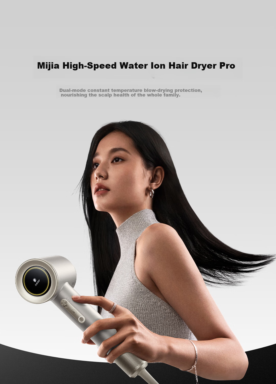 Mijia 2026 New High-Speed Water Ion Hair Dryer Pro Dual Constant Temperature Scalp Protection Xiaomi Home Negative Ion Fast Drying Hairdryer Gift for Girlfriend Birthday 1