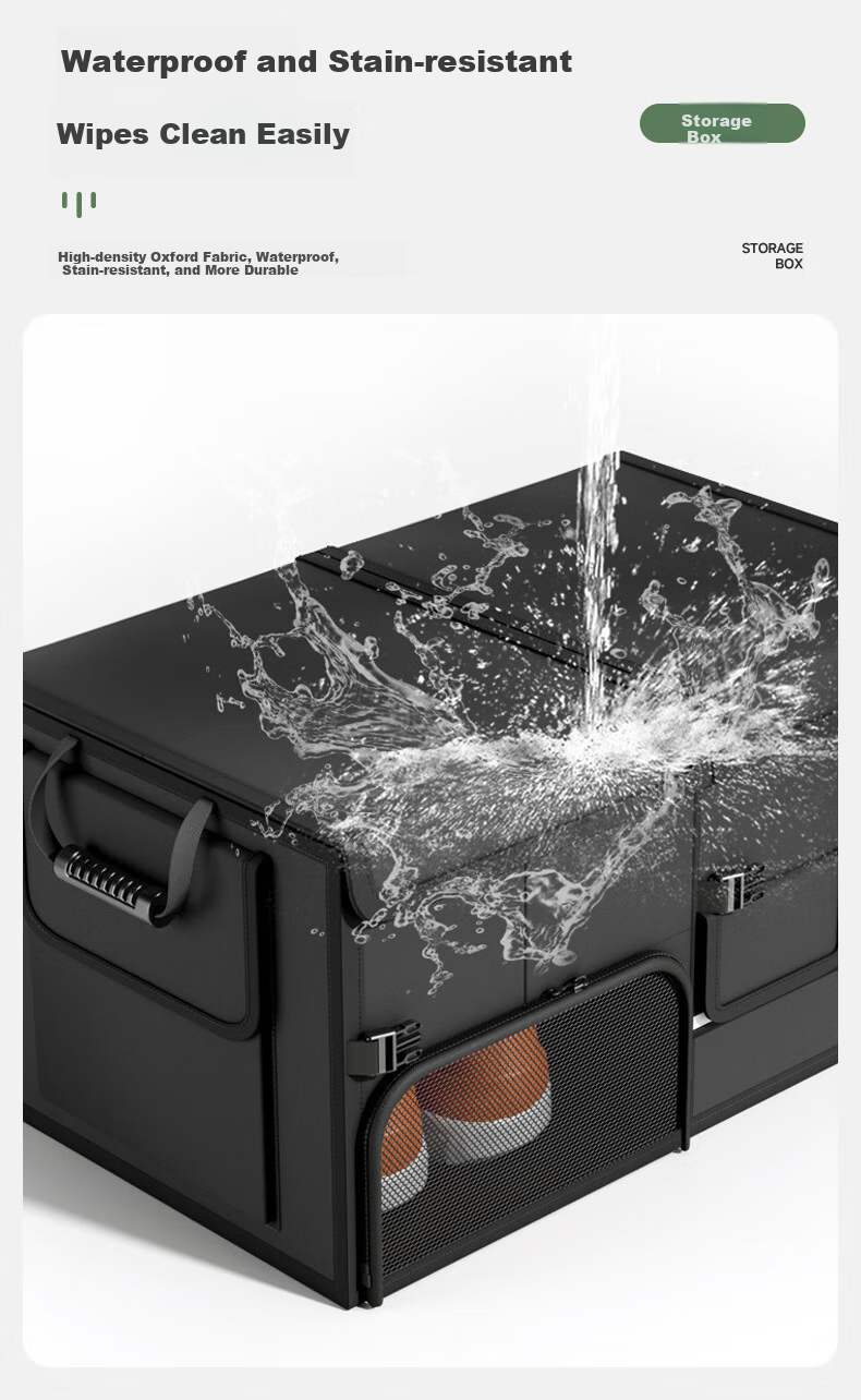 Kousu Car Trunk Storage Box Vehicle Organizer Storage Container Car Interior Accessories Trunk Organizer Shoe Storage Solution 6