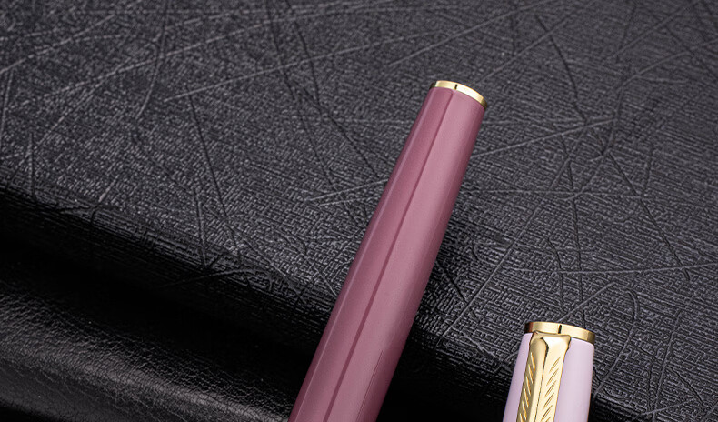 HERO Ballpoint Pen E609 Daily Writing Business Practice Grade 3 Primary and Secondary School Unisex Signature Pen Gold Clip Chen Wine Red Deluxe Edition 19