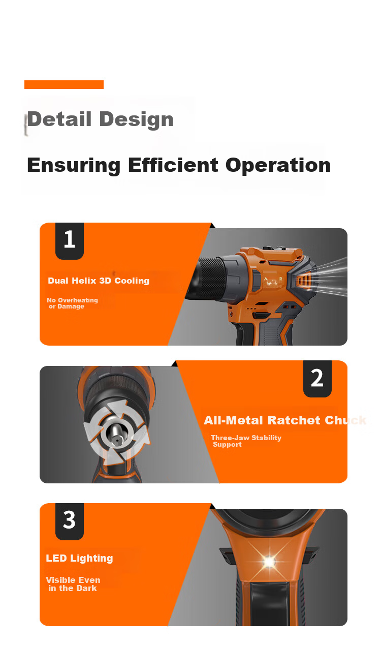 ANCHOR 16.8V Brushless Cordless Drill Lithium Electric Screwdriver DCE8 55Nm Dual Battery 2.0Ah Plastic Case 12