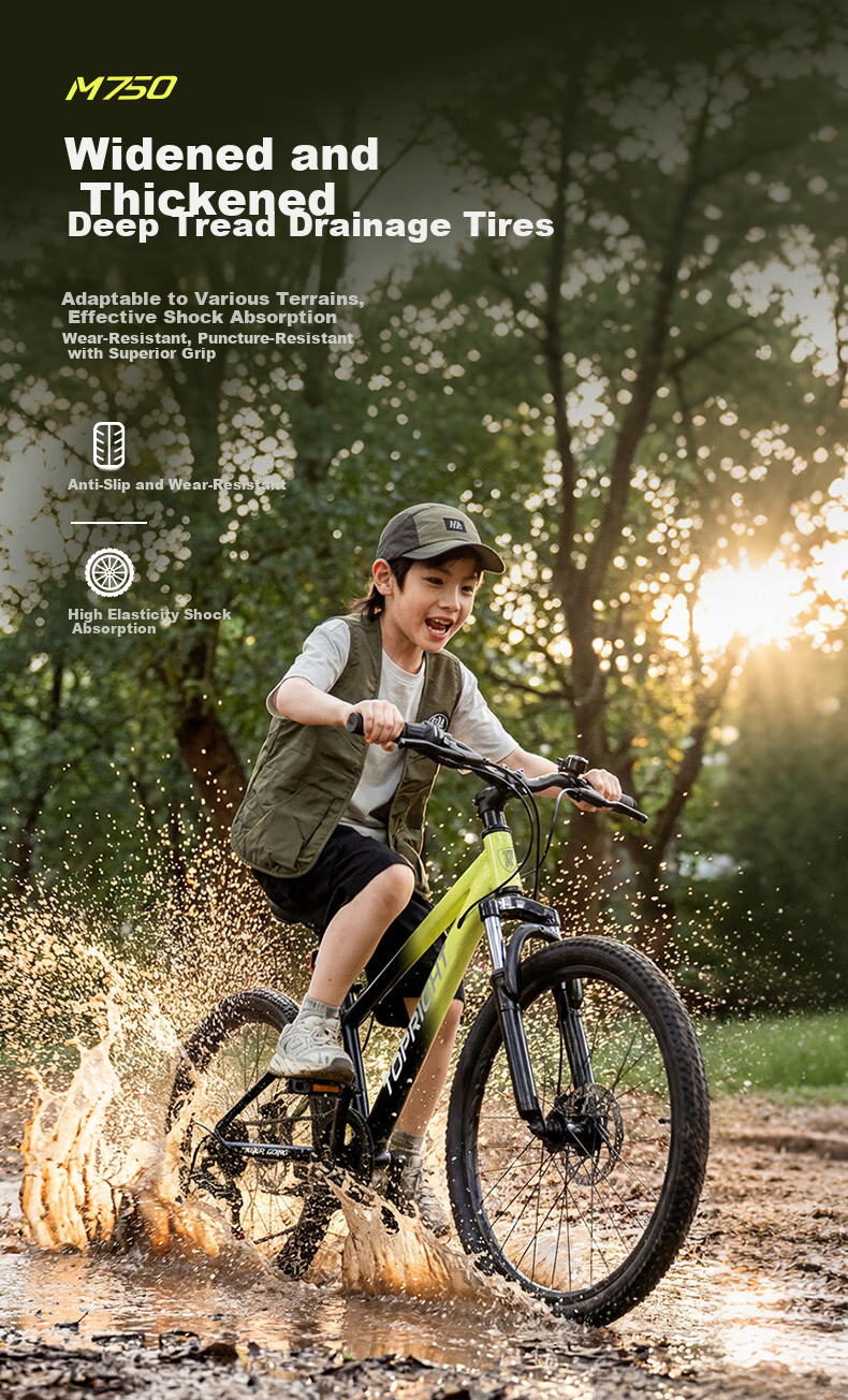 TOPRIGHT Youth Off-Road Aluminum Alloy Bicycle 20-Inch Commuter Bike for Primary and Secondary School Students Children's Day Gift 8
