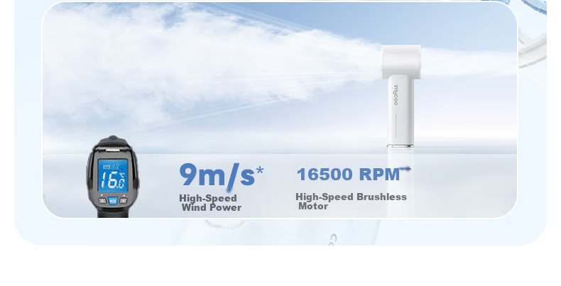 AIMIKU Handheld Mini Fan High-Speed Cooling Semiconductor USB Rechargeable Portable Outdoor Student Dormitory Long Battery Life 14