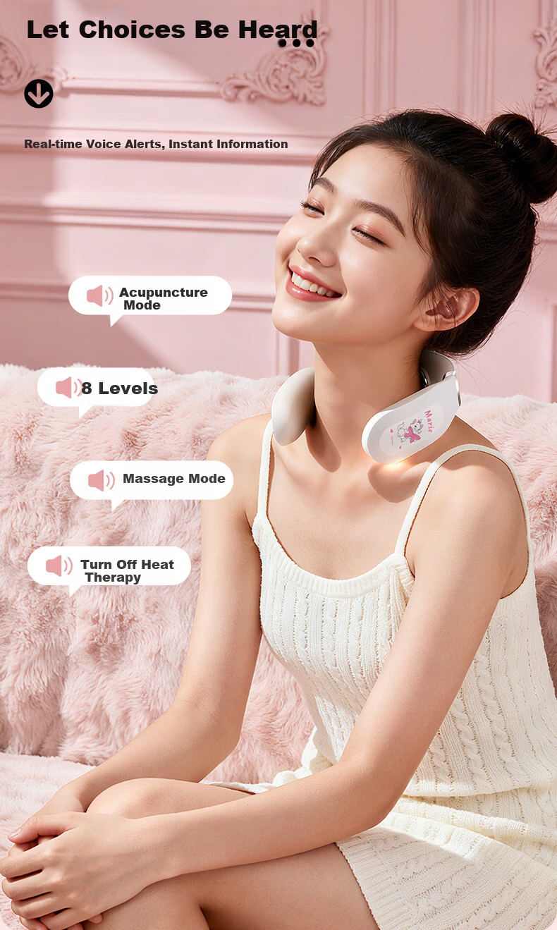 Disney Marie Cat Cervical Massager Neck and Shoulder Massager Neck Care Device Gift for Girls Children's Day Graduation Birthday Practical Gift 21