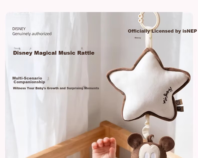 Disney Newborn Welcome Gift Box Baby Rattle Toy Soothing 0-12 Months Infant Month Celebration Children's Day Gift 9