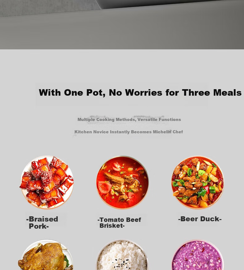 Joyoung ZMD Anxin Series Electric Pressure Cooker 70kPa High-Pressure Inner Pot 21% Deeper Intelligent Heating 900W Reservation Timer 5L Dual Pot Rice Cooker Soup Stew Y-50H50 14