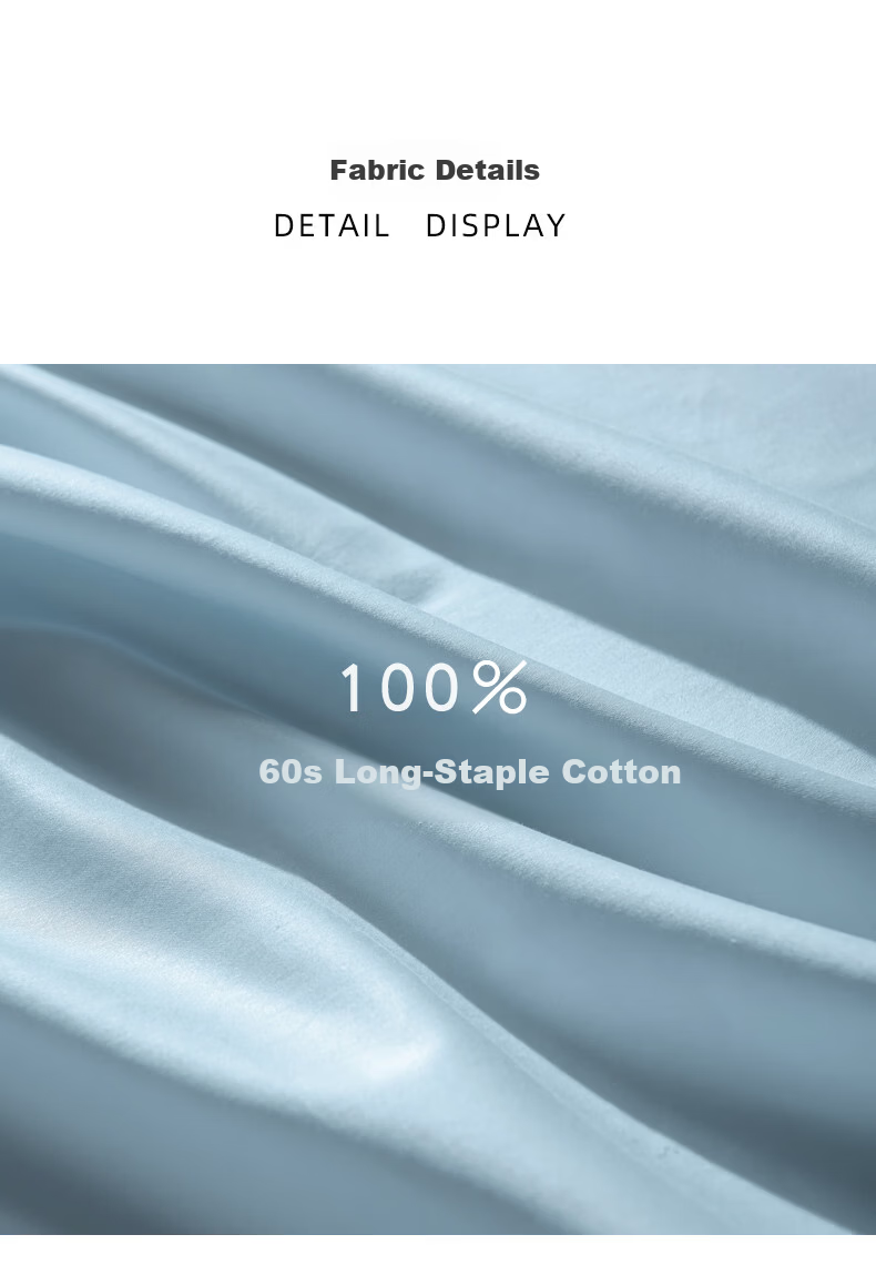 MUJI A-Class 60s 100% Cotton Fitted Sheet Single Piece Pure Cotton Bed Cover Full Wrap Mattress Protector 180*200cm 6
