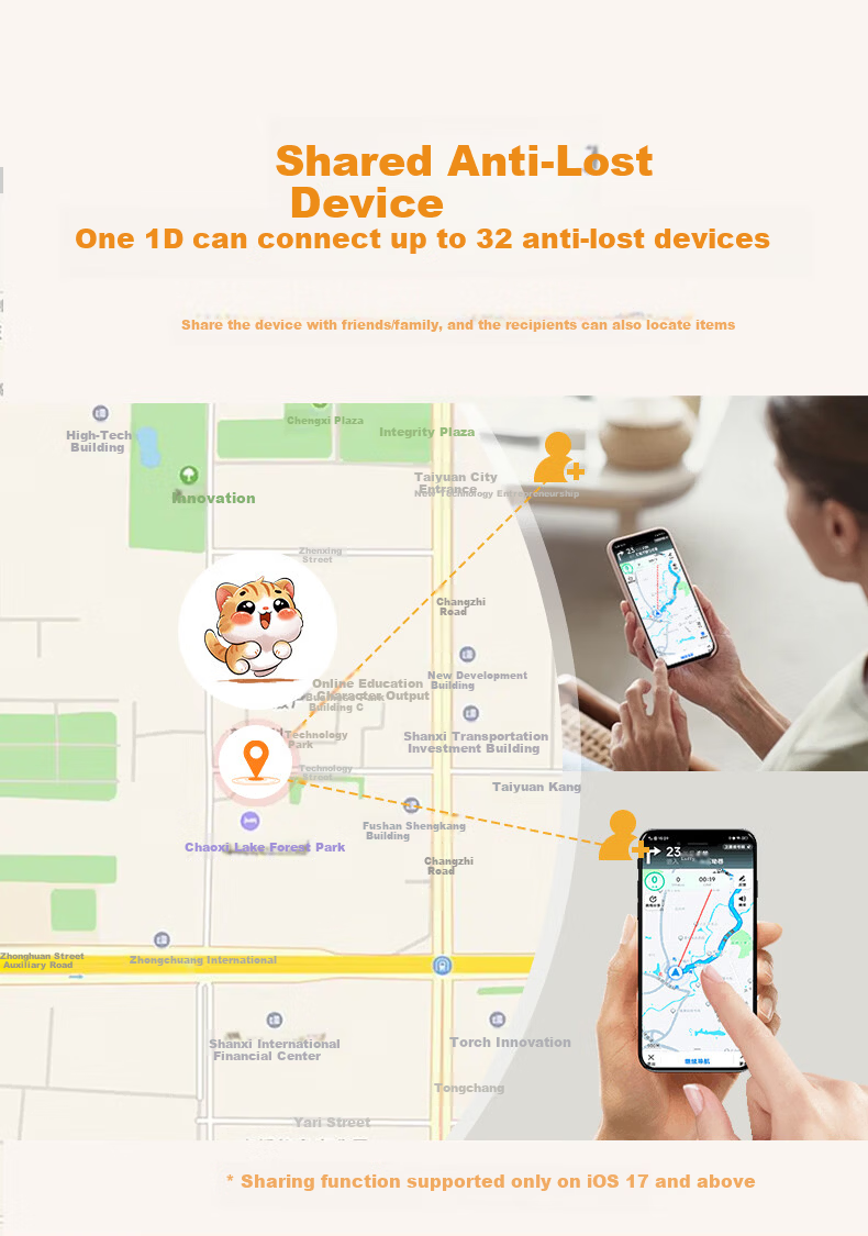 GDGO New Year Limited Edition Apple Anti-Lost Tracker Compatible with AirTag, Anti-Swapping, for Stray Cats and Dogs, Pet Anti-Choking Collar with MFi Certification, Purple 7