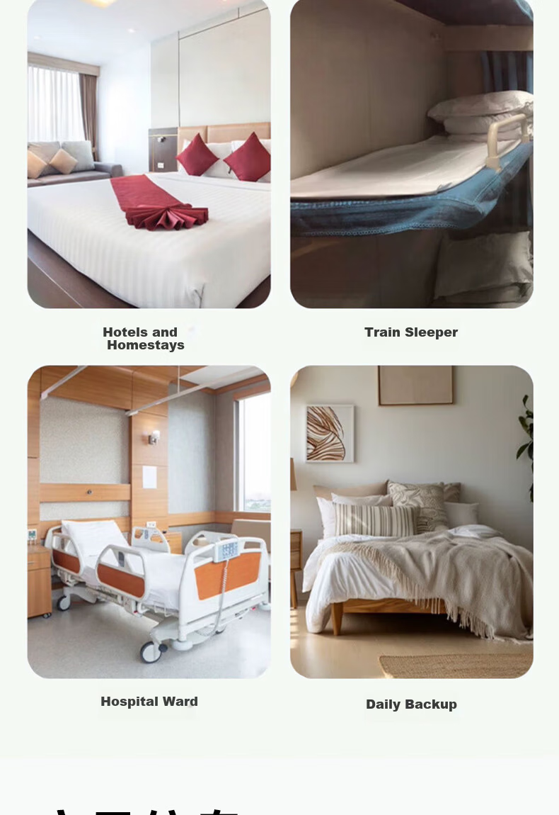 Qihaiqiu Disposable Pillowcases Thickened Anti-Dirt Travel Train Sleeper Portable Large Pillow Covers Hotel Bedding 4 Pieces 9