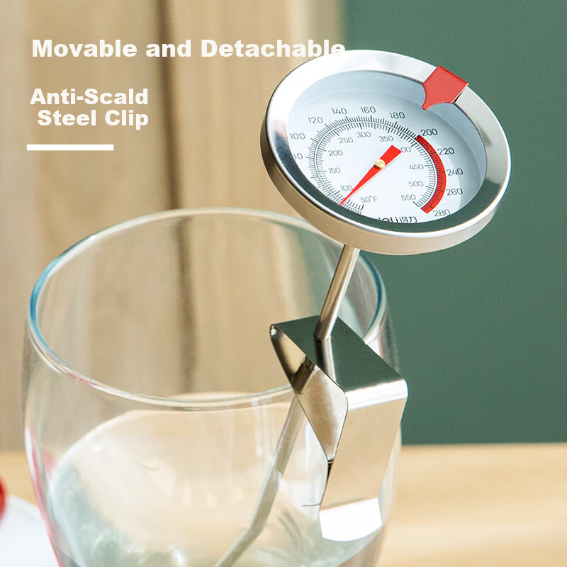 Deli LE550 Oil Thermometer Frying Temperature Food Water Milk Temperature Gauge
