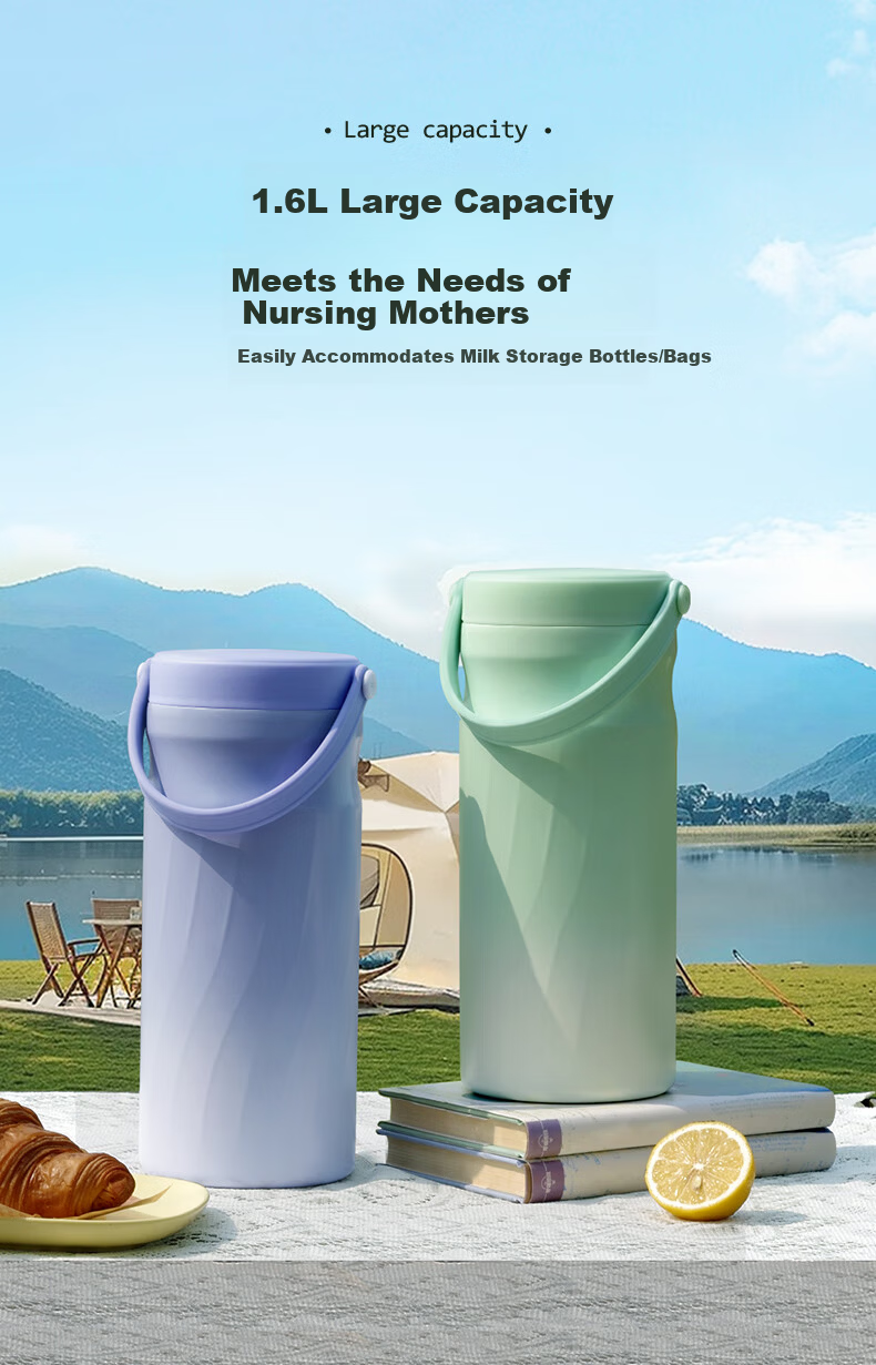 MyCarol Breast Milk Storage Cup Mommy Bag Refrigeration Box Ice Bucket Nursing Bag Stainless Steel Inner Thermal Insulation Fresh-Keeping Container 10