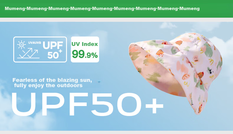 Mumeng Baby Sun Hat UV Protection Boys Girls Children's Sun Cap Bread Chocolate 1