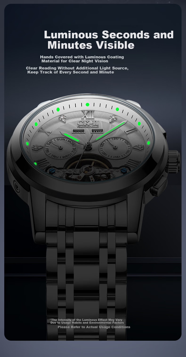 Mark Fairwhale CK-II Collaboration Men's Automatic Mechanical Watch Birthday Gift for Boyfriend 2026 New Top Ten National Watches 10