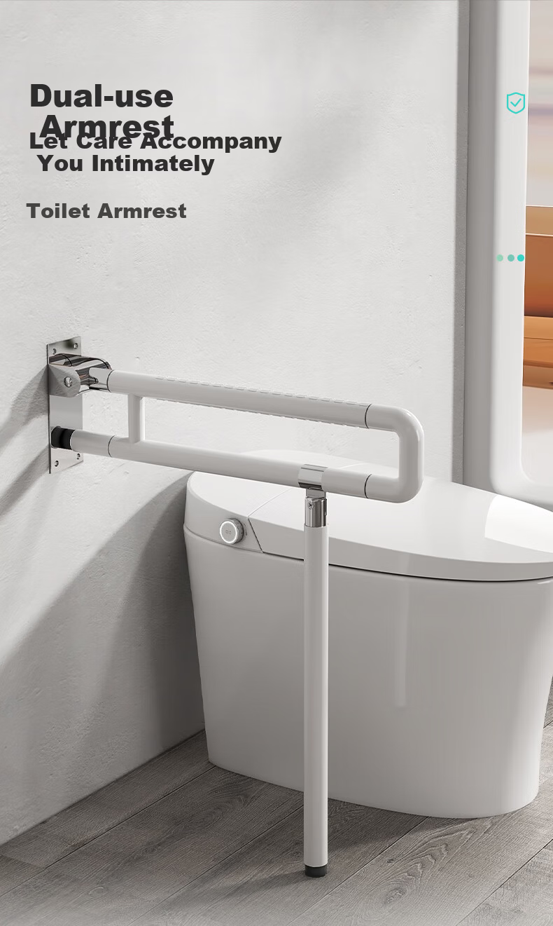R&T X JD Collective Procurement "Fushou" Anti-Slip Antibacterial Elderly-Friendly Bathroom Grab Bar - 45cm 1