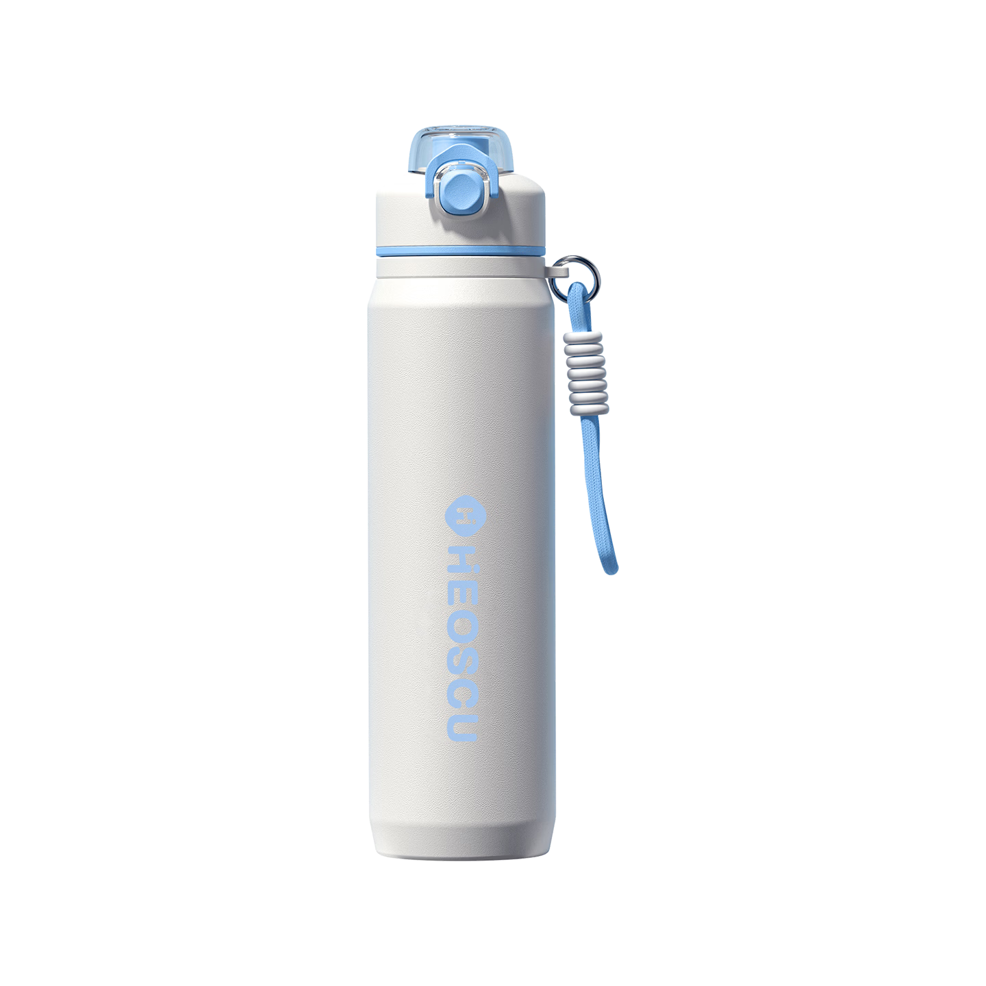 HEOSCU Insulated Water Bottle Cold Spray Cup Large Capacity Straw Cup for Summer School Boys and Girls Ages 6-12