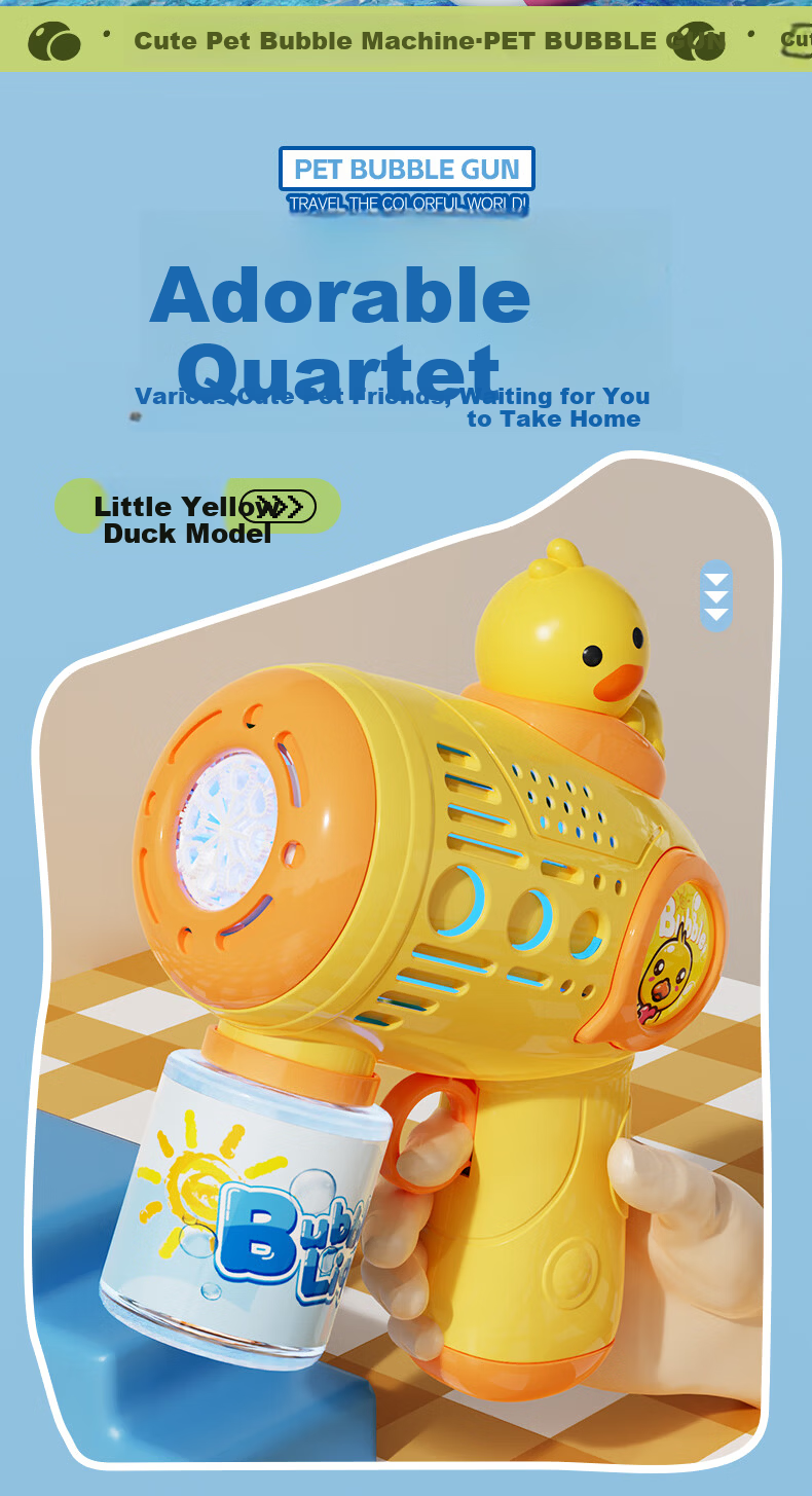 Mabao Twin Children's Day Birthday Bubble Machine Multi-Hole Bubble Gun Toy Fully Automatic Electric Leak-Proof for Boys and Girls 10