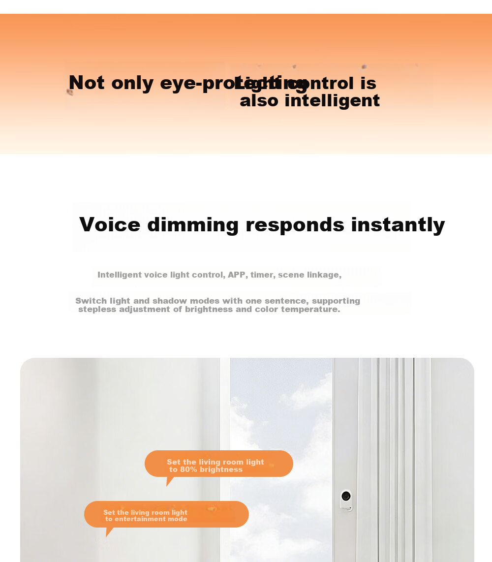 Kuka LED Ceiling Light Eye Protection Philips Aluminum Living Room Bedroom Simple 38cm Round [Installation Included] 24