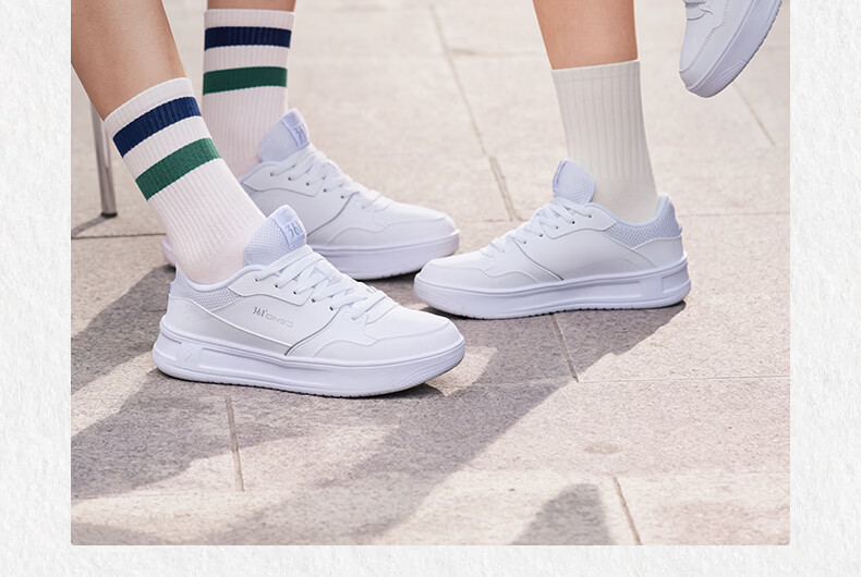 361° Qinghe 2.0 Men's Sneakers Sports Shoes Spring Summer Casual Thick Sole White Shoes 672616610-1 8