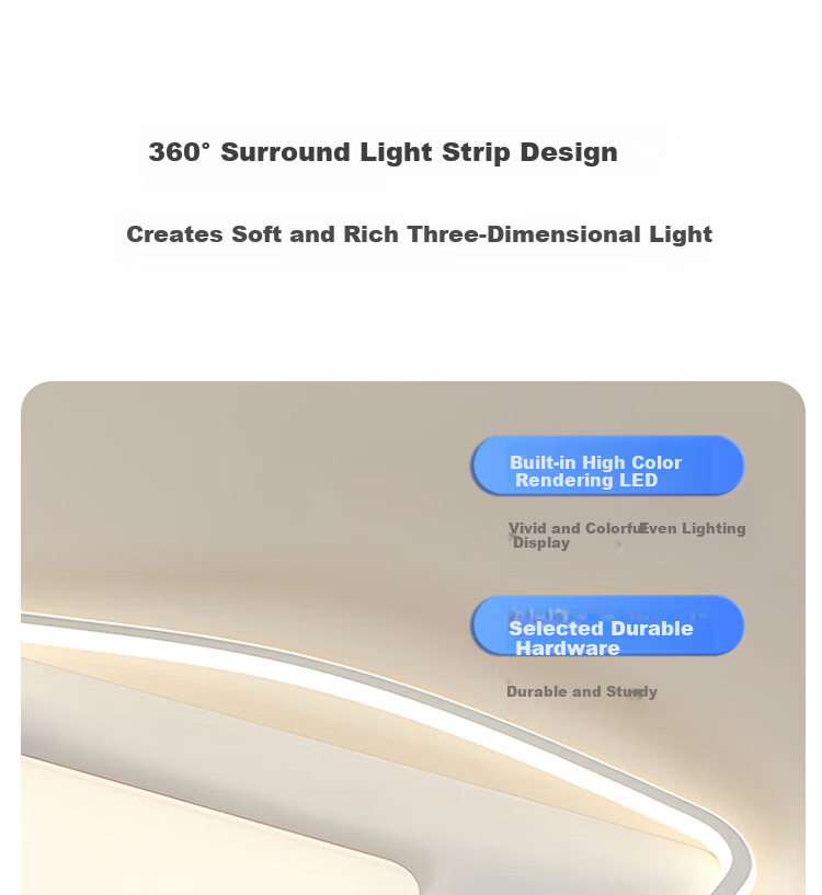 MICOE Purui Eye Protection LED Ceiling Light for Bedroom Study Children's Room Modern Zhongshan Lighting Full House Lighting with Installation Package 14