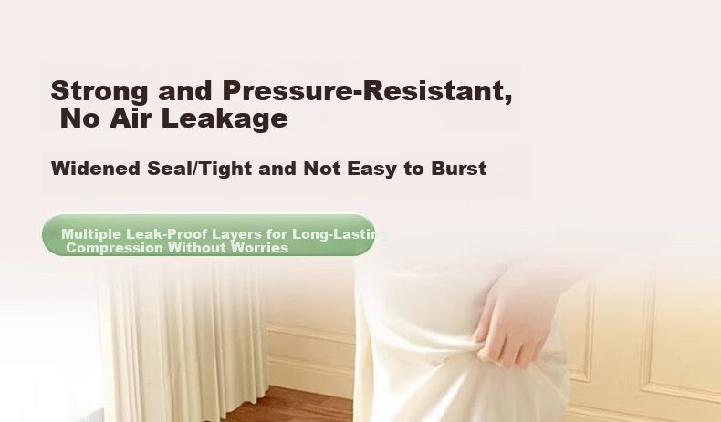 Onto Vacuum Compression Storage Bag for Quilts Clothes Down Jackets Sealed No-Pump Organizer Bag 6